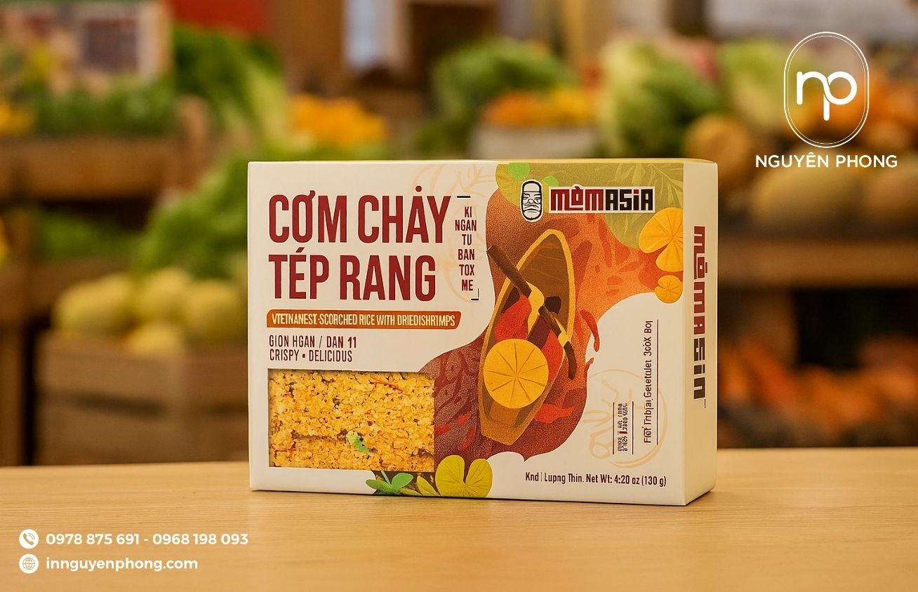 Mẫu hộp đựng cơm cháy nổi bật
